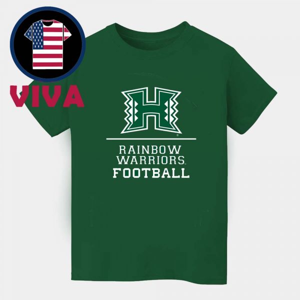 Hawaii Rainbow Warrior Football Logo Unisex T-Shirt