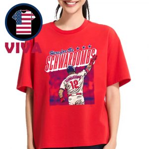 Here For The Schwarbombs Philadelphia Phillies MLB 2025 Unisex T-Shirt