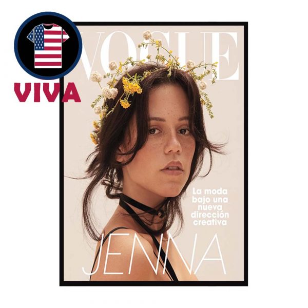 Jenna Ortega Wednesday On Vogue Mexico Magzine 2025 Home Decor Poster Canvas