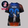 Cal Raleigh First To 100 RBI MLB 2025 All Over Print T-Shirt