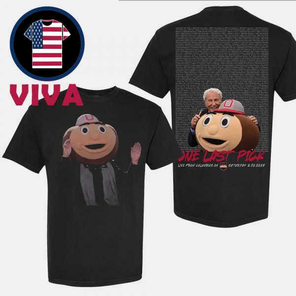 Lee Corso College GameDay 2025 Corso’s One Last Pick Brutus Two Sided T-Shirt