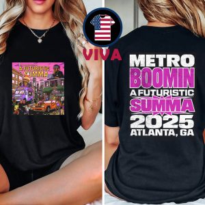 Metro Boomin A Futuristic Summa Cover Atlanta GA 2025 Two Sided T-Shirt