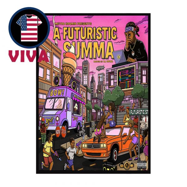 Metro Boomin A Futuristic Summer Album Cover Home Decor Poster Canvas