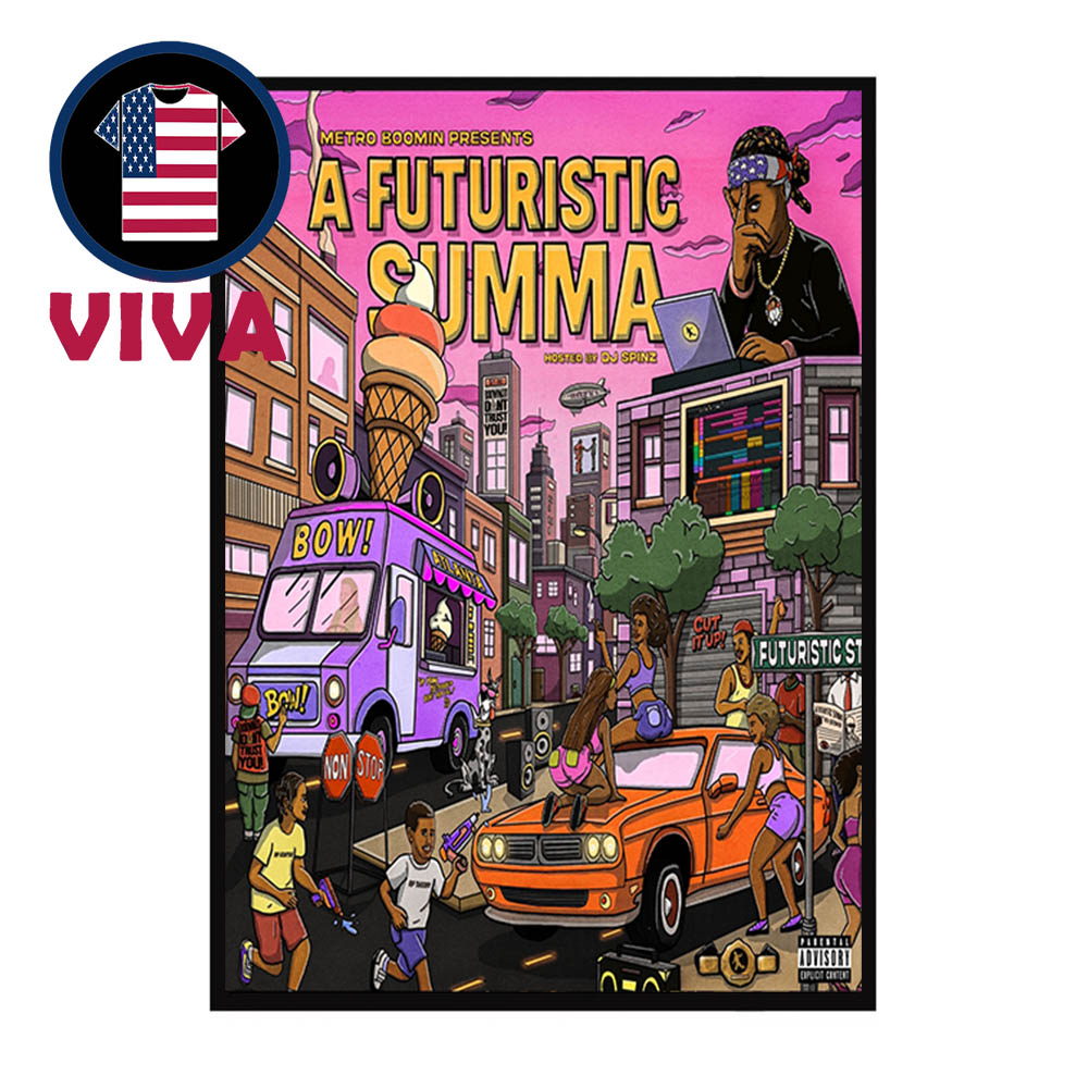 Metro Boomin A Futuristic Summer Album Cover Home Decor Poster Canvas Metro Boomin A Futuristic Summer Album Cover Home Decor Poster Canvas