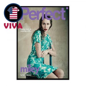 Miley Cirus On Perfect Magazine Cover 2025 Days And An Evening With Home Decor Poster Canvas