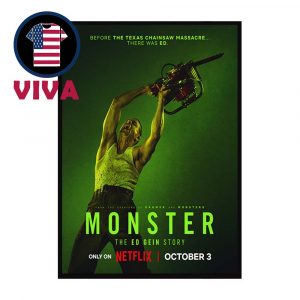 Monster The Ed Gein Story Movie 2025 Before The Texas Chainsaw Massage Home Decor Poster Canvas