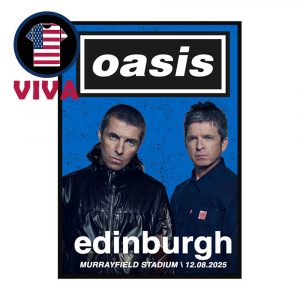 Oasis Edinburgh 2025 Scottish Gas Murrayfield Stadium Live 25 UK August 12th Home Decor Poster Canvas