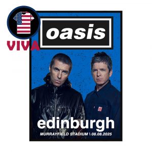Oasis Edinburgh 2025 Scottish Gas Murrayfield Stadium Live 25 UK August 8th Home Decor Poster Canvas