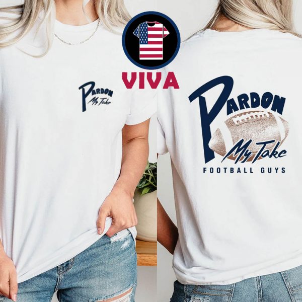 Pardon My Take Football Guys Two Sided T-Shirt
