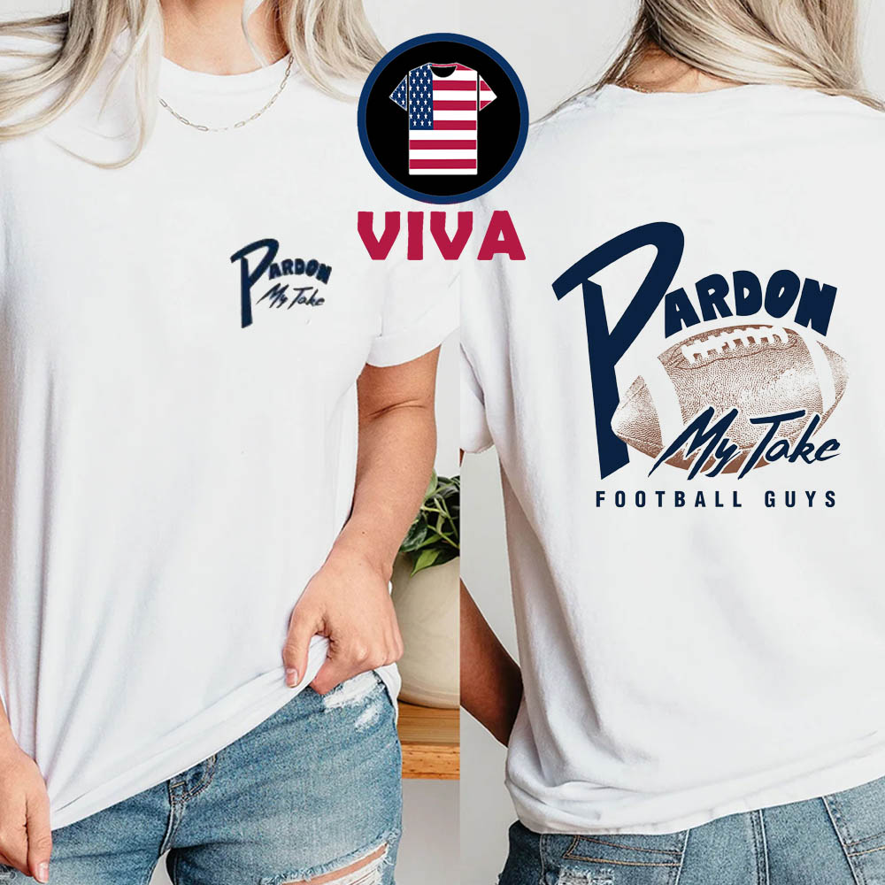 Pardon My Take Football Guys Two Sided T-Shirt Pardon My Take Football Guys Two Sided T-Shirt