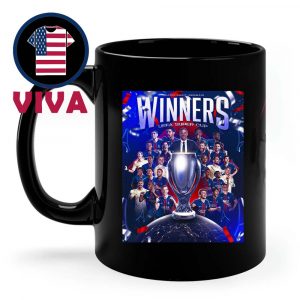 Paris Saint Germain 2025 UEFA Super Cup Champions Winners Ceramic Mug Cup