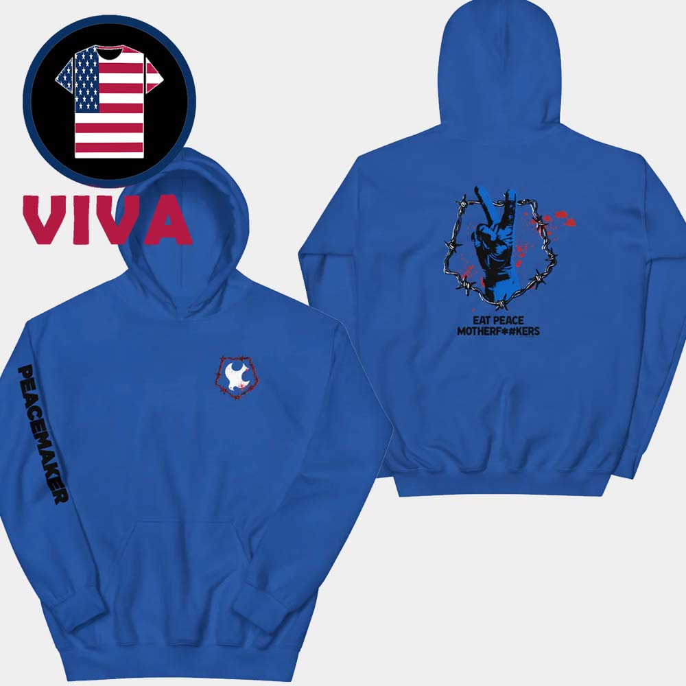 Peacemaker Eat Peace Motherfuckers All Over Print Hoodie Peacemaker Eat Peace Motherfuckers All Over Print Hoodie