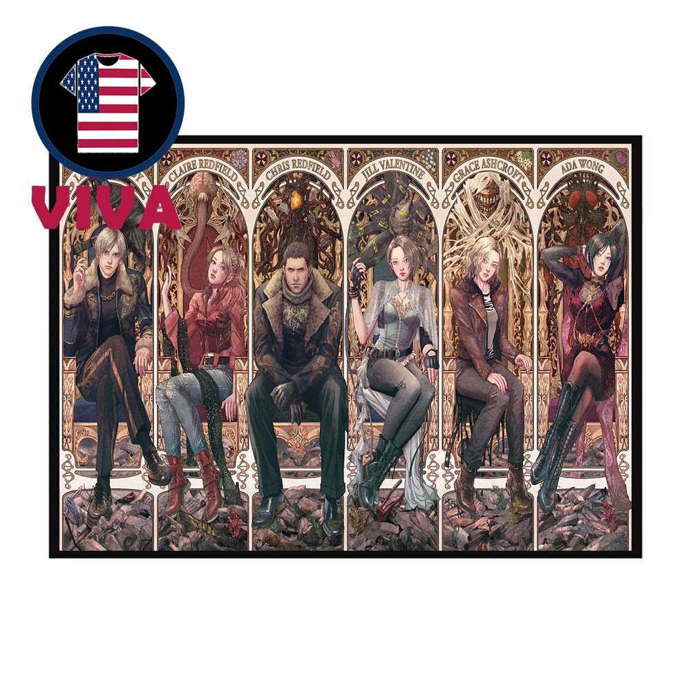 Resident Evil 30th Anniversary 2025 Artwork Home Decor Poster Canvas Resident Evil 30th Anniversary 2025 Artwork Home Decor Poster Canvas