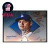 Shohei Ohtani 1000th Career Hit Los Angeles Dodgers 2025 MLB Home Decor Poster Canvas