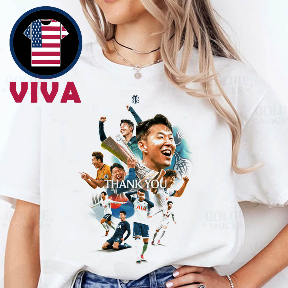 Son Heung Min Leave Totenham Hotspur Thank You For Memories Unisex T-Shirt Son Heung Min Leave Totenham Hotspur Thank You For Memories Unisex T-Shirt