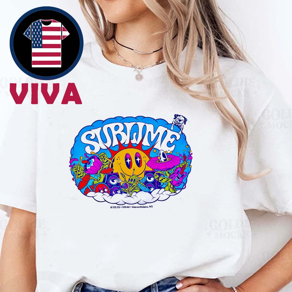 Sublime Canandaigua NY 2025 CMAC On August 22nd Unisex T-Shirt Sublime Canandaigua NY 2025 CMAC On August 22nd Unisex T-Shirt