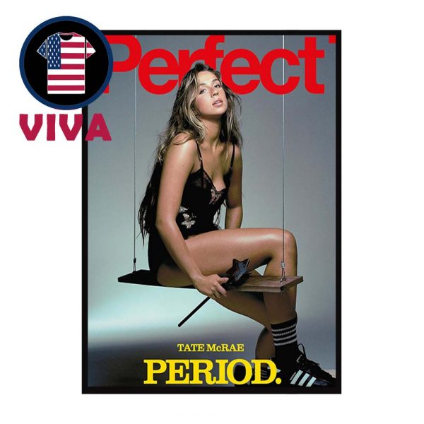 Tate McRAE On Perfect Magazine Cover Issue 2025 Home Decor Poster Canvas