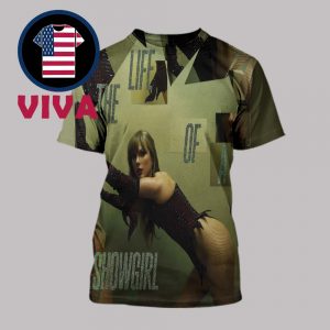 Taylor Swift The Life Of A Showgirl The Shiny Bug Edition Album Vinyl Cover All Over Print T-Shirt