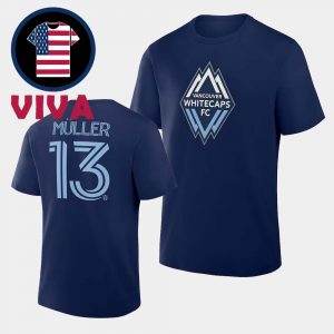 Thomas Muller Vancouver Whitecaps FC 2025 Name And Number Two Sided T-Shirt