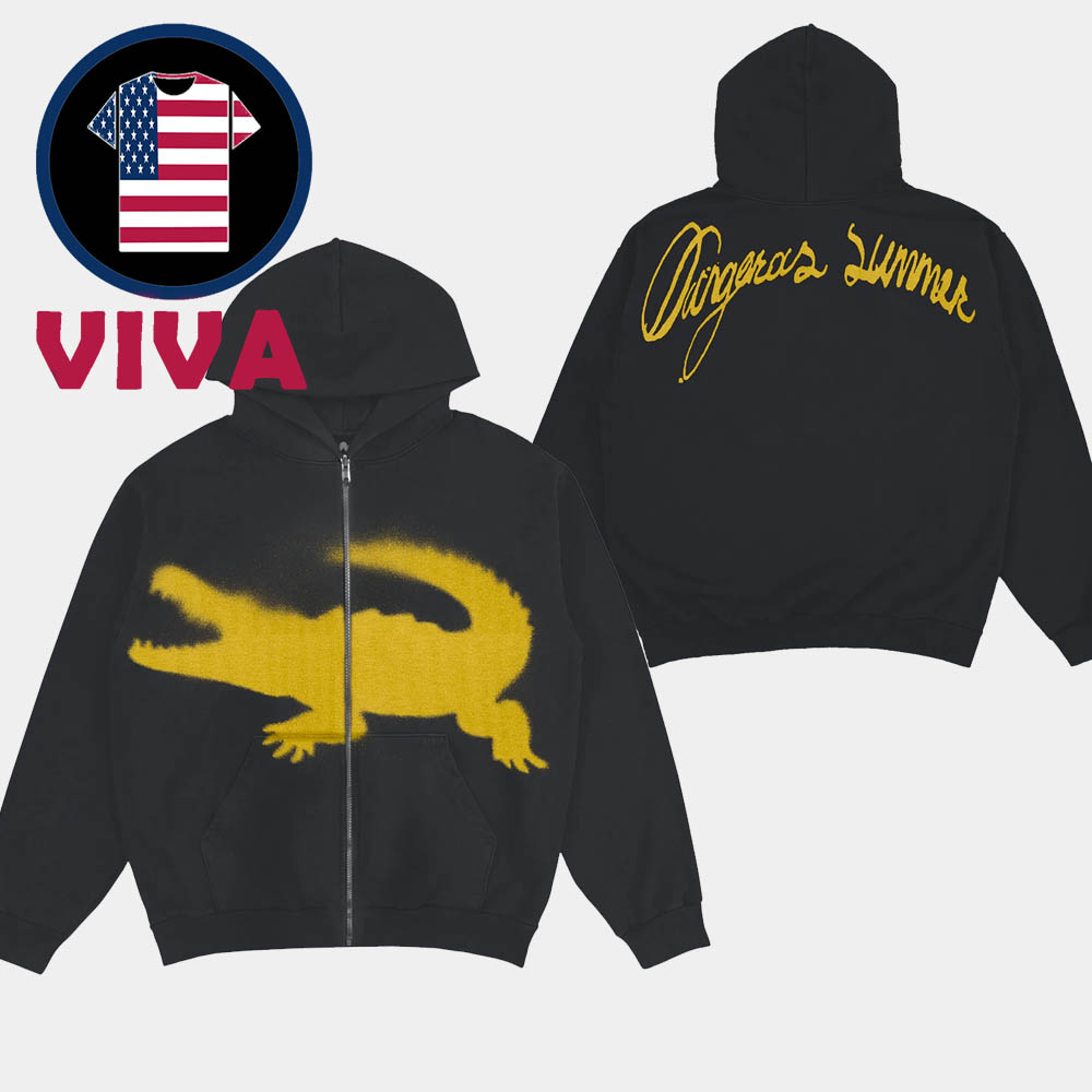 Yeat Dangerous Summer Alligator Zip Hoodie Yeat Dangerous Summer Alligator Zip Hoodie