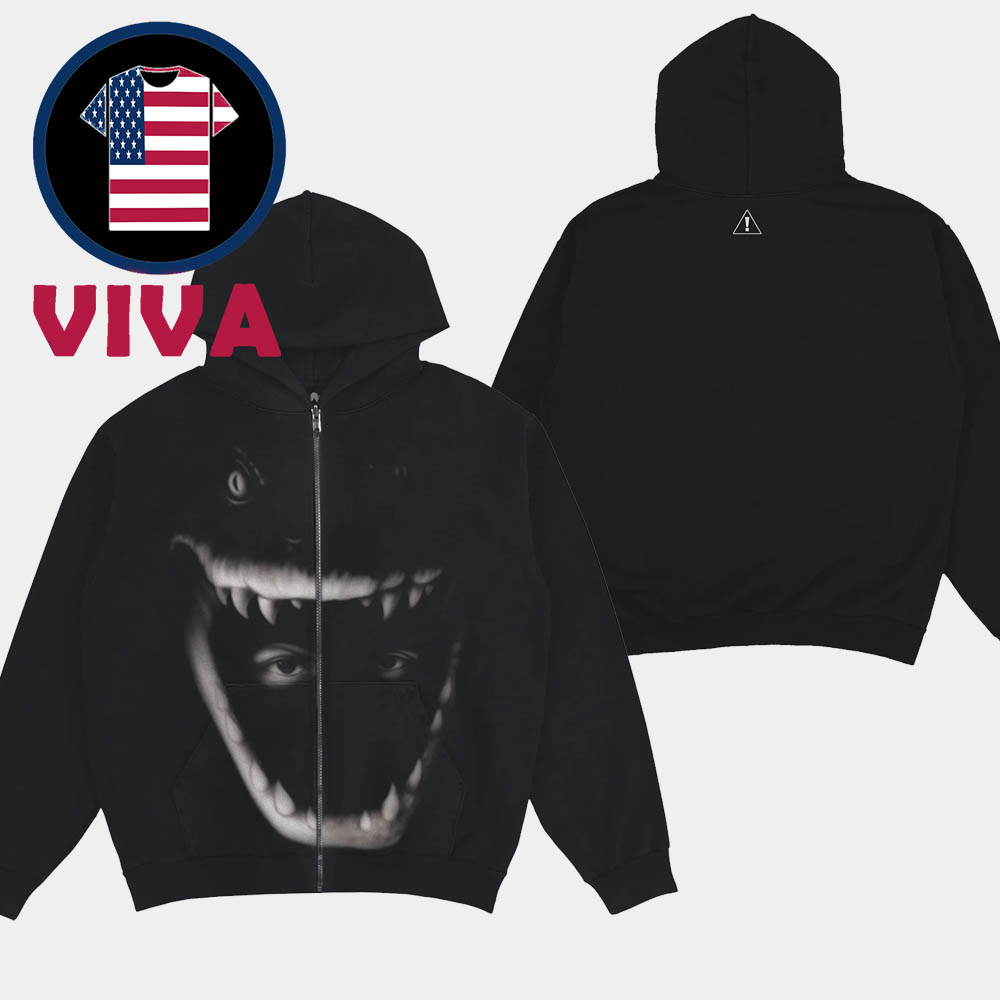 Yeat Dangerous Summer Jaws Zip Hoodie Yeat Dangerous Summer Jaws Zip Hoodie