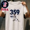 Aaron Judge 359th Career Home Runs 5th All Time In Yankees Franchise History Unisex T-Shirt