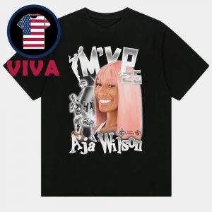A’ja Wilson 2025 WNBA 4X MVP Las Vegas Aces Playa Society Unisex T-Shirt