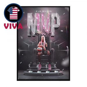 A’ja Wilson 4X MVP 2025 WNBA Las Vegas Aces Home Decor Poster Canvas