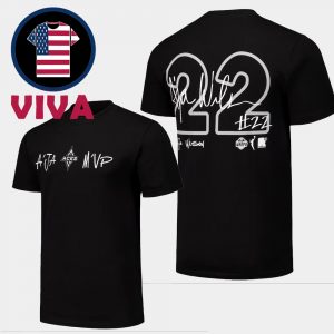 A’ja Wilson MVP WNBA 2025 Las Vegas Aces Signature Two Sided T-Shirt
