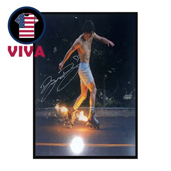 Benson Boone Autographed Fireworks Ansd Rollerblades Signed Vinyl Cover Home Decor Poster Canvas