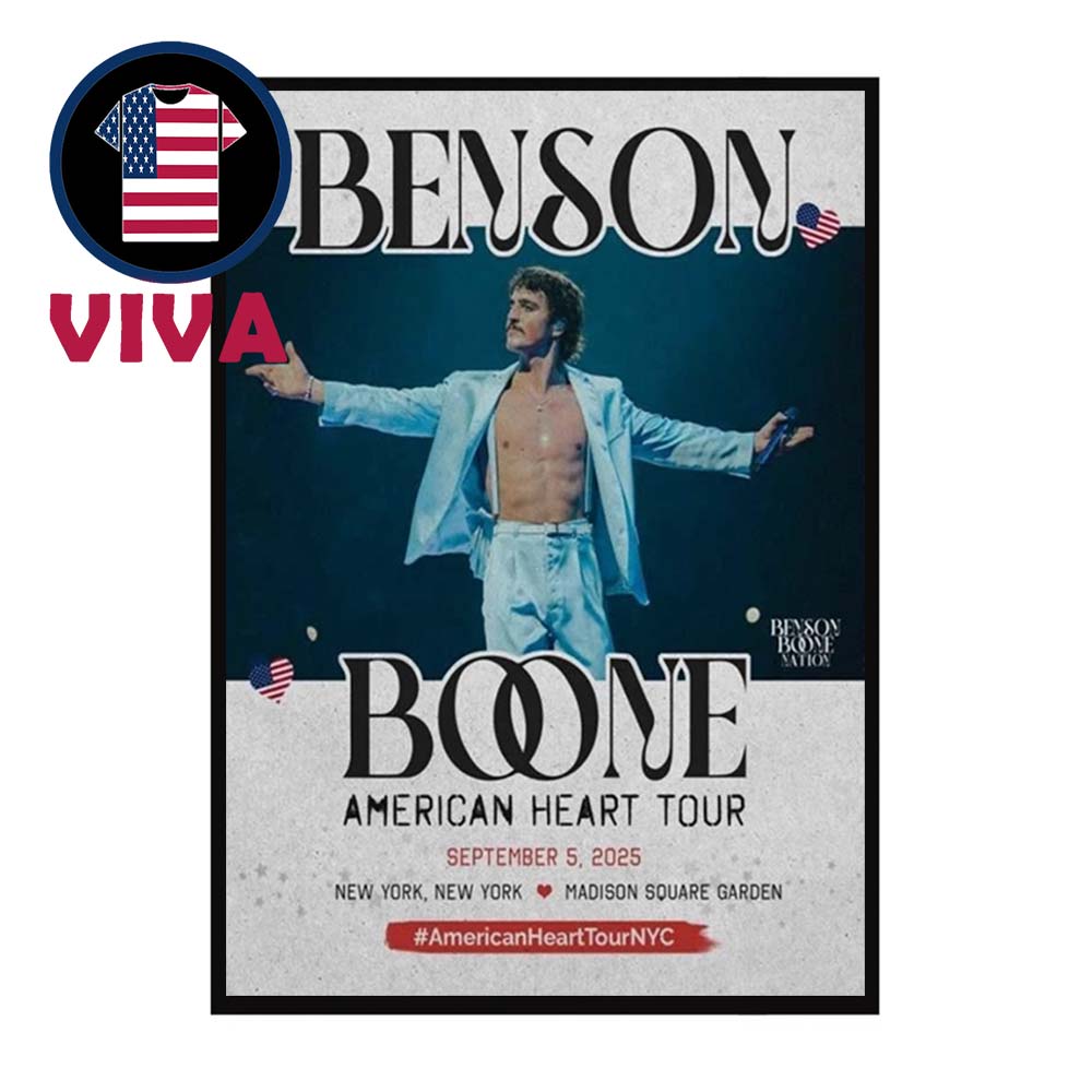 Benson Boone New York 2025 Madison Square Garden On September 5th Home Decor Poster Canvas Benson Boone New York 2025 Madison Square Garden On September 5th Home Decor Poster Canvas