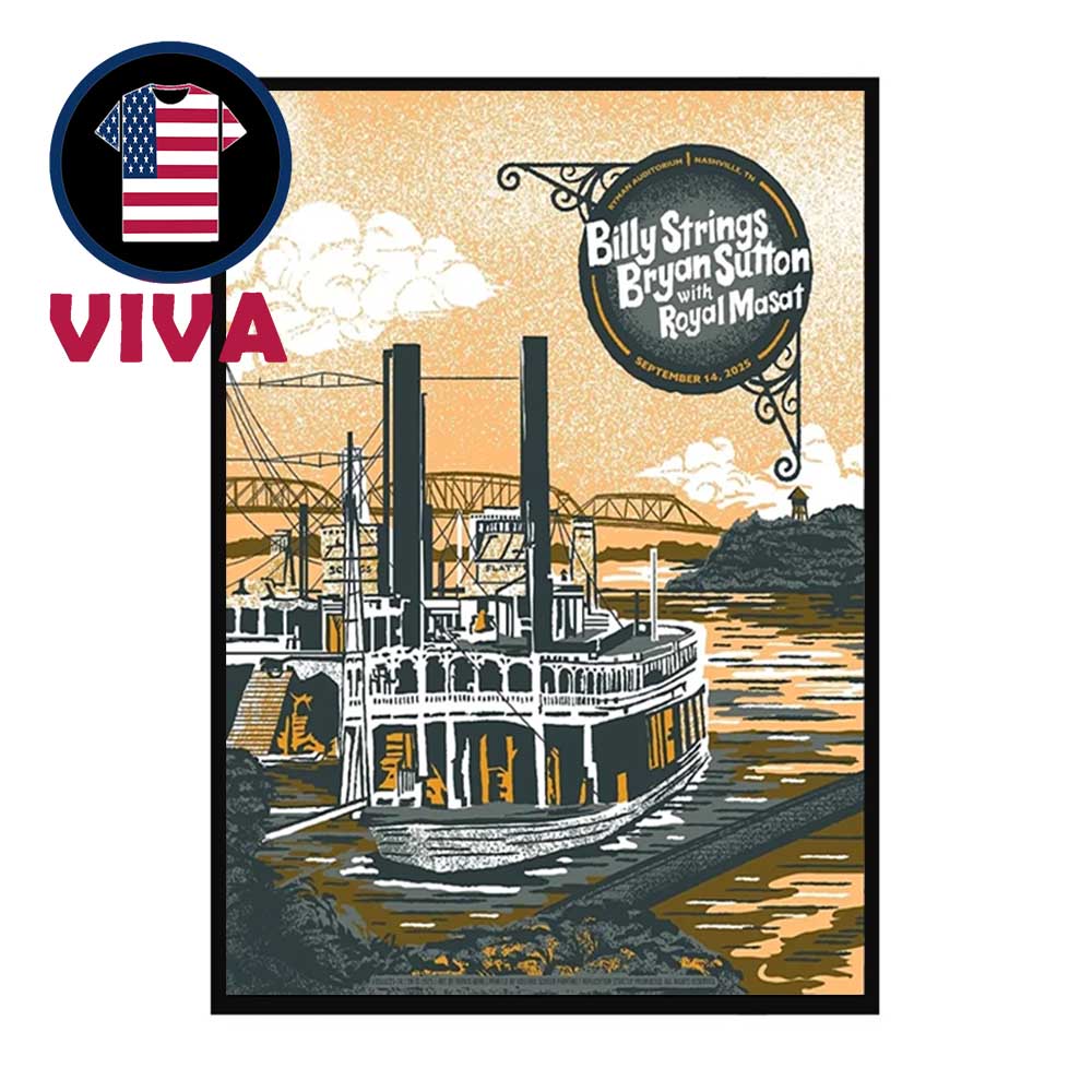 Billy Strings Ryman Auditorium 2025 Nashville Tennessee September 14th Home Decor Poster Canvas Billy Strings Ryman Auditorium 2025 Nashville Tennessee September 14th Home Decor Poster Canvas