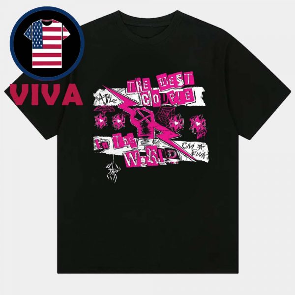 CM Punk AJ Lee WWE Best Couple In The World Unisex T-Shirt