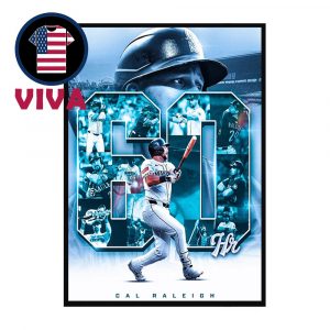 Cal Raleigh 60 Home Runs Seattle Mariners AL West Champions 2025 MLB Home Decor Poster Canvas