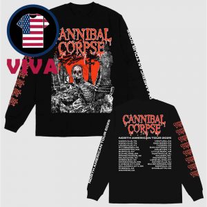 Cannibal Corpse Graveside 2025 Tour All Over Print Long Sleeve
