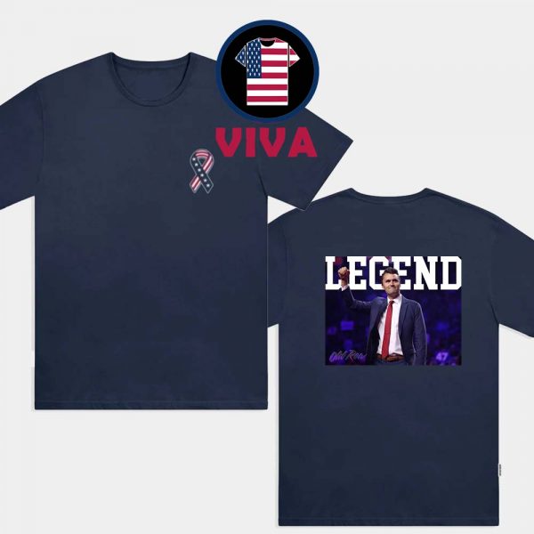 Charlie Kirk Legend Old Row Two Sided T-Shirt