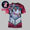 Cleveland Guardians American League AL Central Champions 2025 MLB All Over Print T-Shirt