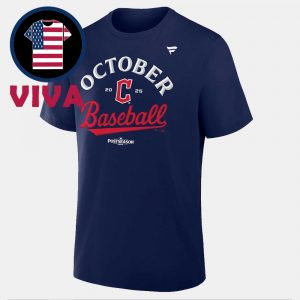 Cleveland Guardians October Baseball 2025 MLB Postseason Unisex T-Shirt Hoodie