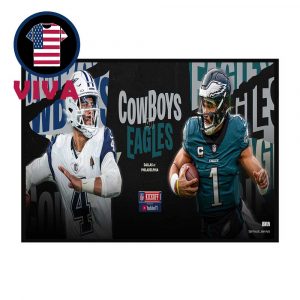 Dallas Cowboys vs Philadelphia Eagles 2025 NFL Kickoff Home Decor Poster Canvas