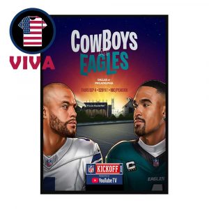 Dallas Cowboys vs Philadelphia Eagles 2025 NFL September 4th Home Decor Poster Canvas