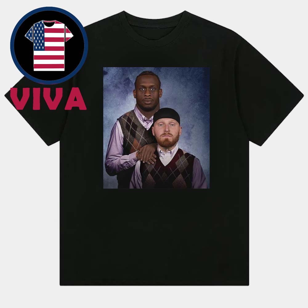 Geno Smith and Maxx Crosby Step Brothers Caleb Rogers Wearing NFL Unisex T-Shirt Geno Smith and Maxx Crosby Step Brothers Caleb Rogers Wearing NFL Unisex T-Shirt