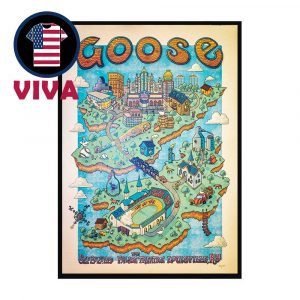 Goose The Band Louisville KY 2025 The Palace Theatre On September 23rd 24th Home Decor Poster Canvas