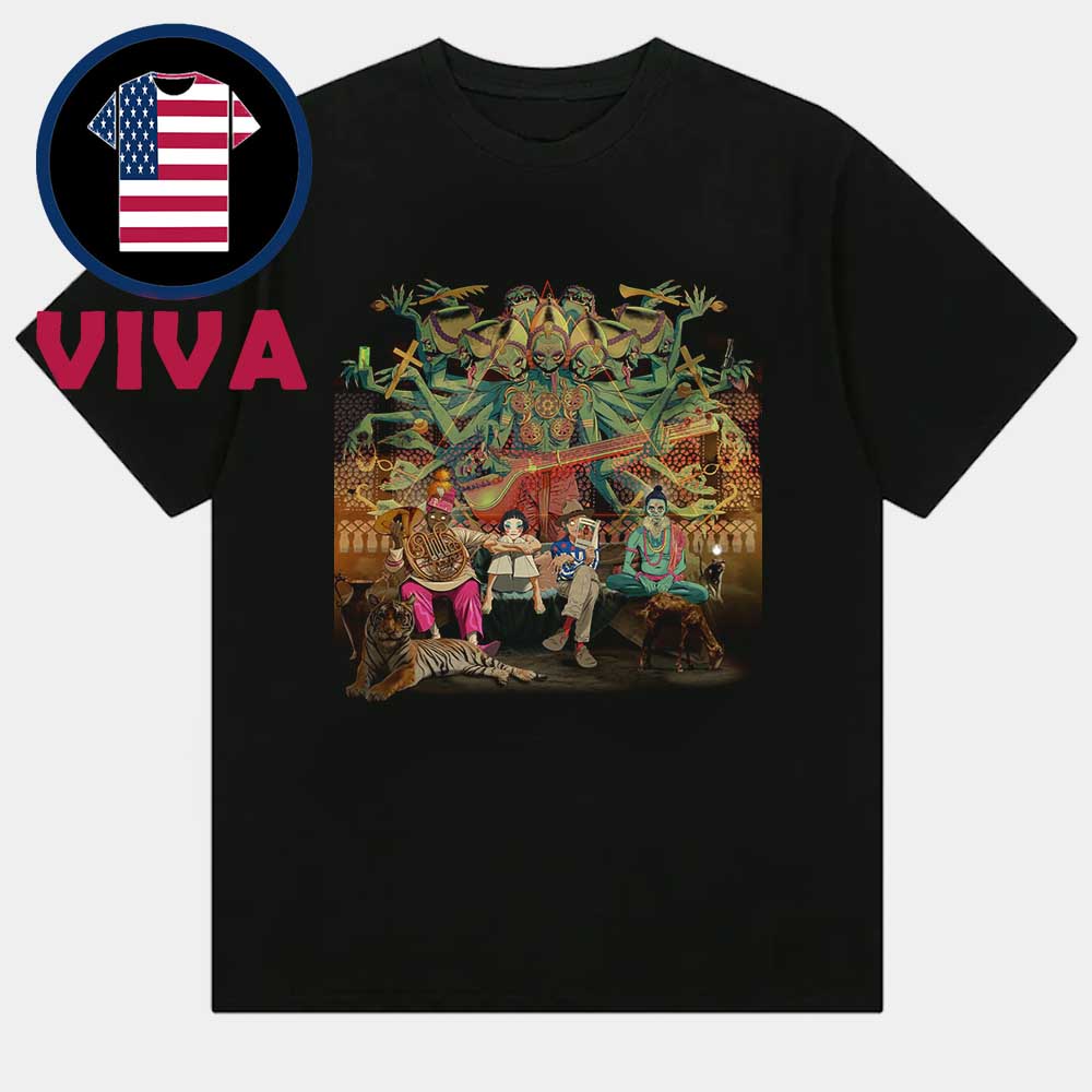 Gorillaz The Mountain Album Cover Poster Unisex T-Shirt Gorillaz The Mountain Album Cover Poster Unisex T-Shirt