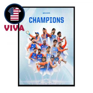India ACC T20 Asia Cup 2025 Champions Title Home Decor Poster Canvas