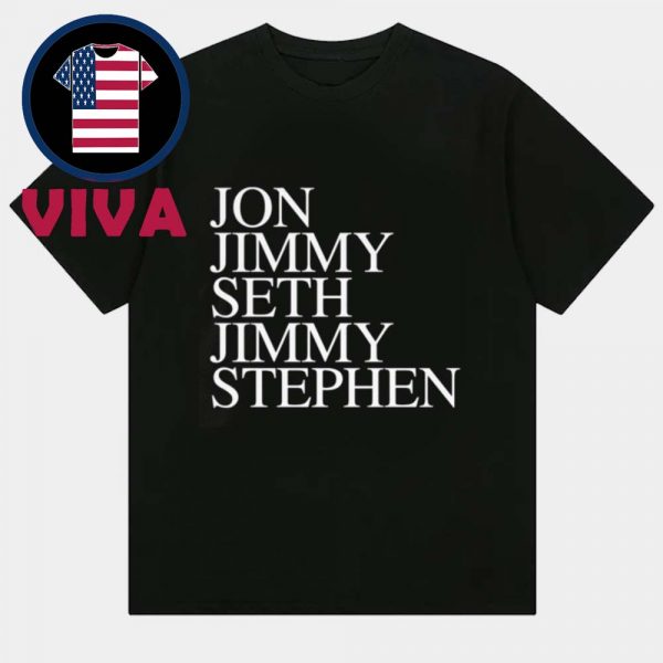 Jimmy Kimmel Support Late Night Comedy Jon Jimm Seth Jimmy Kimmel Unisex T-Shirt