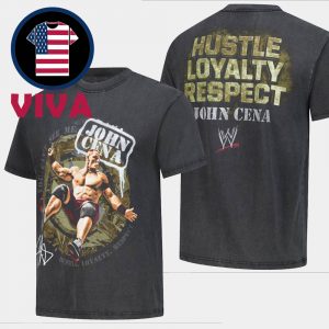 John Cena Hustle Loyalty Respect Snow WWE Two Sided T-Shirt