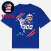 Josh Allen 300 Touchdowns In NFL History Fastest Player To Reach Unisex T-Shirt Hoodie Sweater
