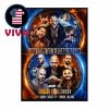 Lights Out Steel Cage Match Forbidden Door Lonfon 2025 AEW Limited Matchup Monday Art Print Home Decor Poster Canvas