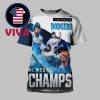 Seattle Mariners AL West Champions 2025 MLB Seize The Moment All Over Print T-Shirt