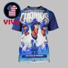 Los Angeles Dodgers NL West Champions 2025 All Over Print T-Shirt